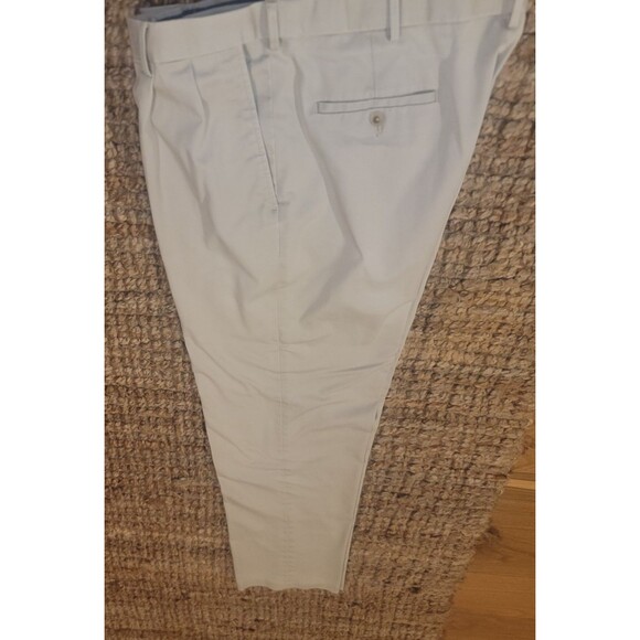 Mens Haggar Classic Fit Premium No Iron Khaki 36x 34 soft cotton blend w stretch - Picture 1 of 16